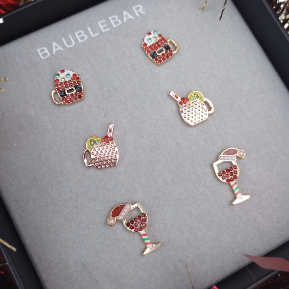 BaubleBar Jewelry 3piecebaublebar Christmas Cocktails Earring Set